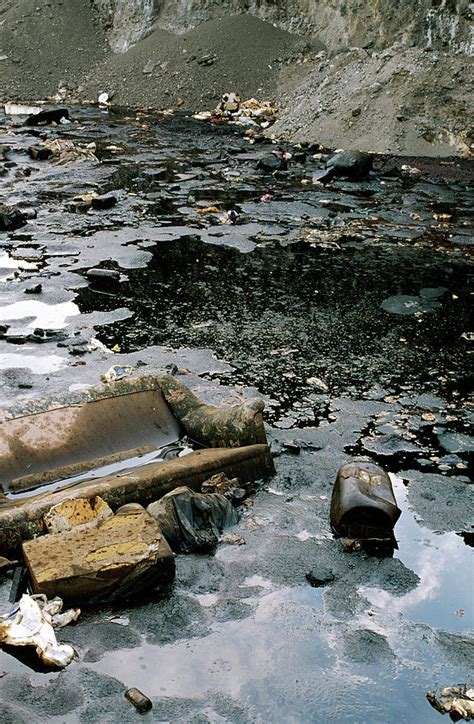 Hazardous Waste Lagoon Photograph By Robert Brook Science Photo Library