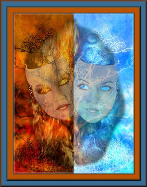 Fire And Ice By Obsidian Siren On Deviantart