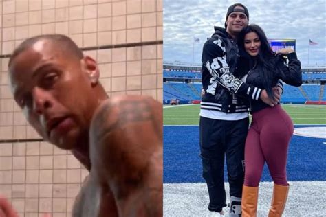 Rachel Bush Scares The Crap Out Of A Naked Bills Safety Jordan Poyer As