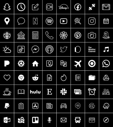Cool White App Icons Free 2022
