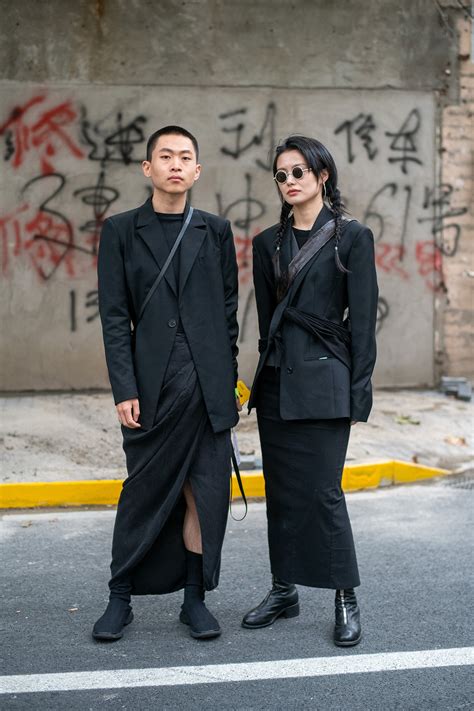 the best street style from shanghai fashion week spring summer 2021