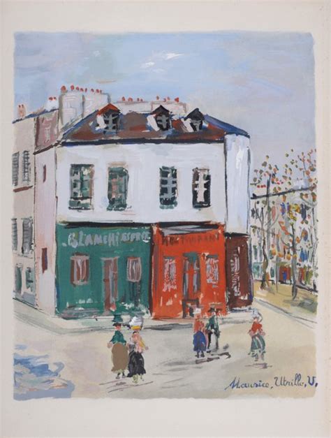 Maurice Utrillo 1883 1955 Blanchisserie Et Restaurant Catawiki