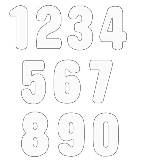 Black And White Numbers Clipart 20 Free Cliparts