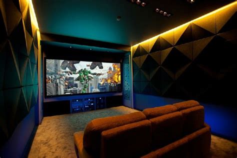 Vibrant Home Theater Designs Personal Cinema