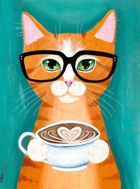 Pin By Jill Rice On Feeling Feline Cat Painting Folk Art Acrylic