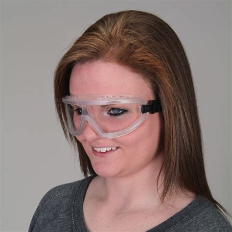 streamlined anti fog safety goggles