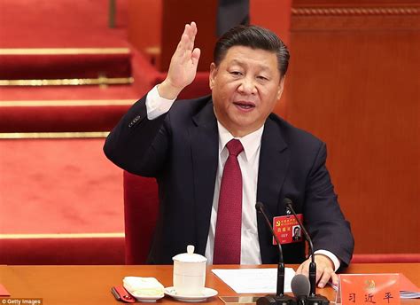Chinese President Xi Jinping Prepares To Rule For Life Daily Mail