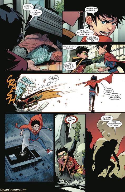 super sons issue 2 batman y superman batman robin marvel dc comics damian wayne superhero