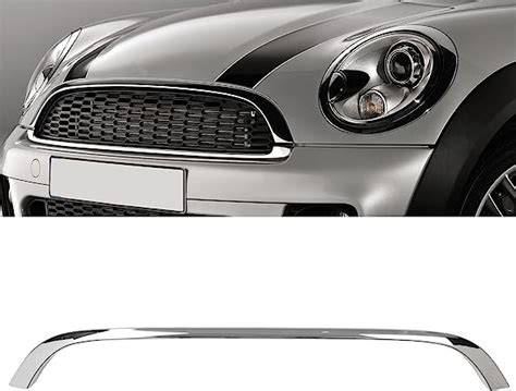 Front Grille Hood Trim Chrome Molding Replacement For Cooper R55 R56