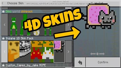 Sep 09, 2020 · skins 4d: 4D Skins in Minecraft Bedrock Edition!!! - YouTube