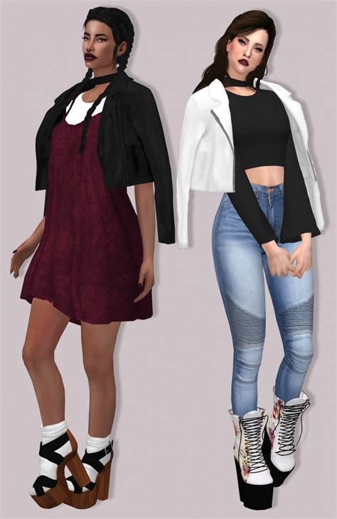 Leather Jacket Acc At Lumy Sims Sims Updates