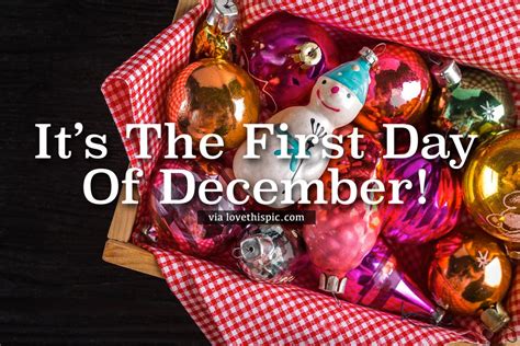 Its The First Day Of December Pictures Photos And Images For