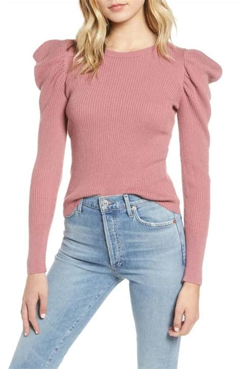 The 11 Best Puff Shoulder Sweaters The Eleven Best Puff Sleeve