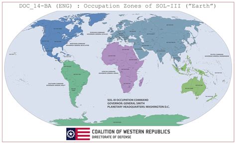 Coalition Occupied Earth Commission By Rvbomally Fantasy Map