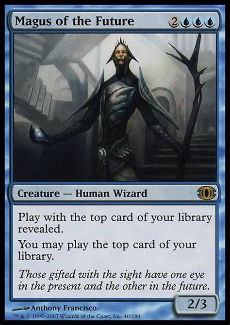 Magus Of The Future Mtg Card Magic The Gathering Cards The