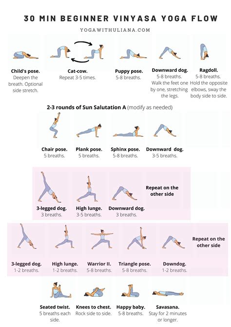 20 Yoga Poses For Complete Beginners Free Printable Basic Yoga Poses