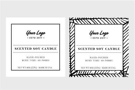 Edit the texts out and then correct the coloring scheme for your liking, then print out them on a sticker sheet, and then stick them in your envelopes. Custom Product Label Template | Creative Stationery Templates ~ Creative Market