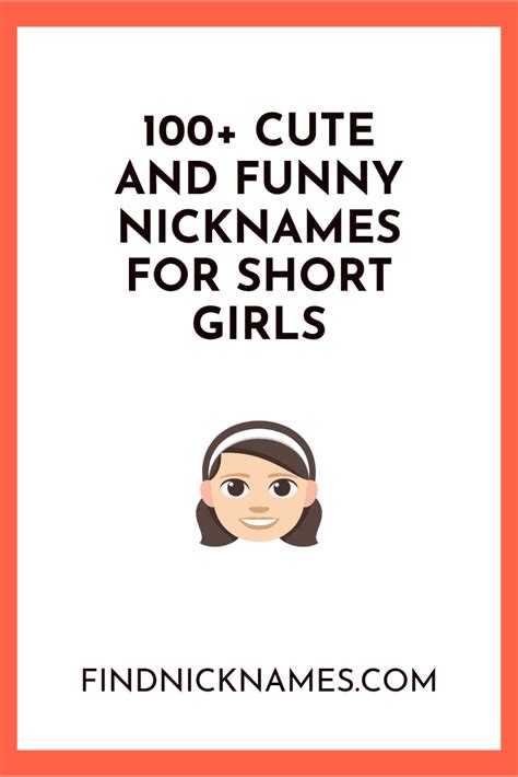 100 Cute And Funny Nicknames For Short Girls — Find Nicknames