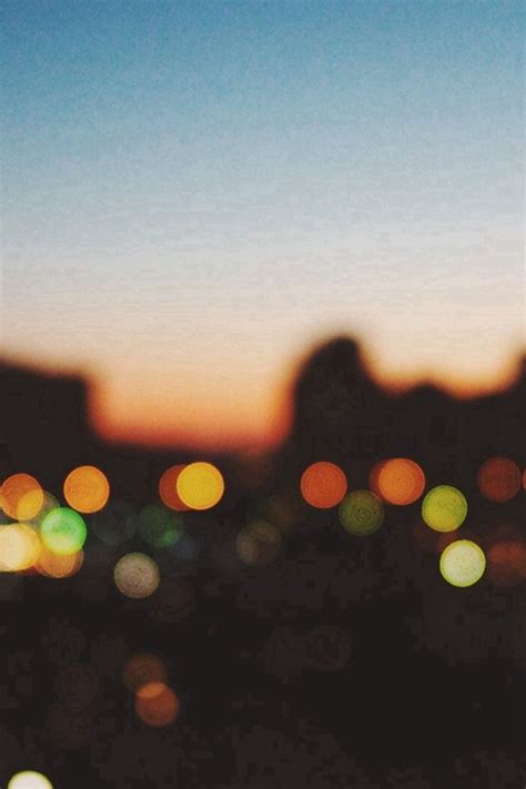 Light Bokeh Sunset City Scene Iphone 4s Wallpapers Free Download