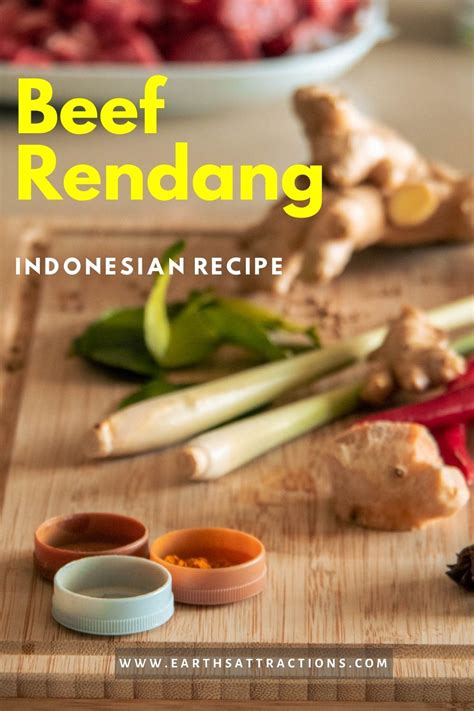 Traditional Indonesian Beef Rendang Recipe Earths Attractions
