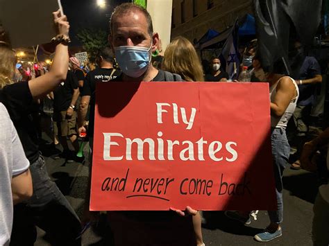 Turnout lower as thousands rally against Netanyahu two days after UAE