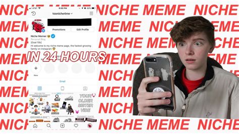 I Tried Becoming A Famous Niche Meme Page In 24 Hours Youtube
