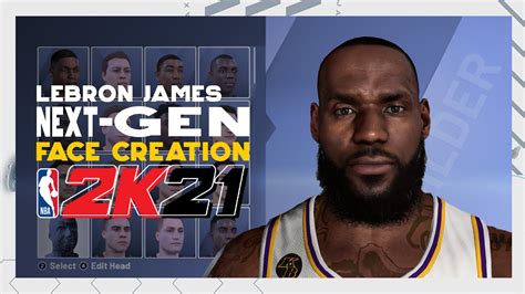 Nba 2k21 How To Create Lebron James Face Creation Best Face