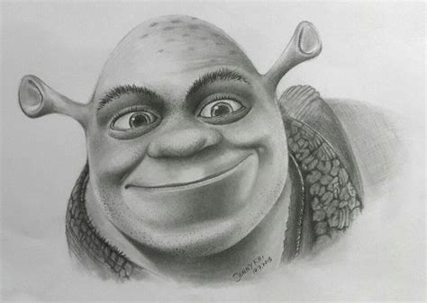 Shrek Pencil Drawing Dibujos Hípster Dibujos