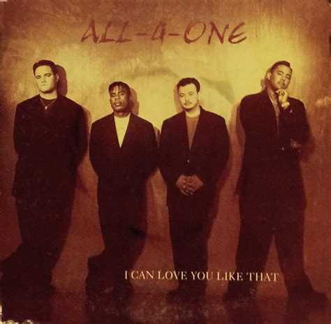 All 4 One I Can Love You Like That Cd Single Discogs