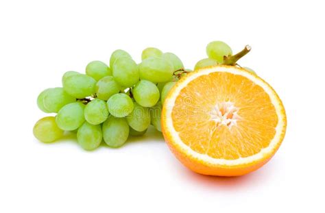 Orange And Grape Stock Image Image Of Closeup Healthy 9019027