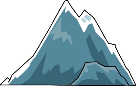 Mountain Clip Art Mountain Iceberg Cartoon Png Download 800506