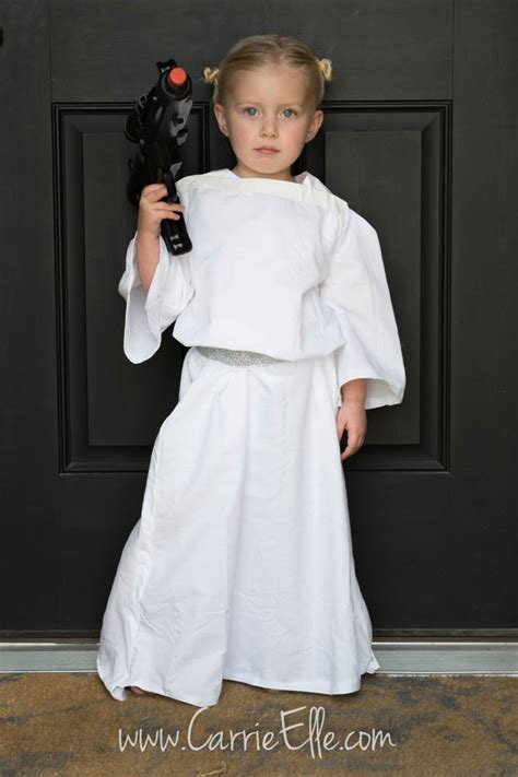 No Sew Diy Princess Leia Costume For Kids Carrie Elle Vlrengbr