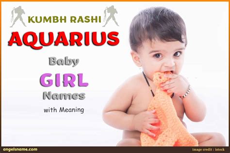 Top Kumbh Rashi Or Aquarius Baby Girl Names With Meaning