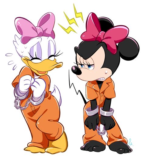 Commission Minnie And Daisy By Hentaib2319 Minnie Mouse Drawing