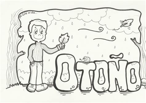 Dibujos de otoño para imprimir y colorear | Colorear imágenes