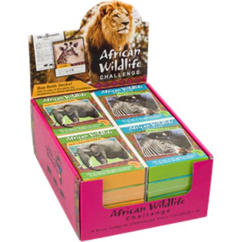 Word Teasers African Wildlife Challenge Display Box 16
