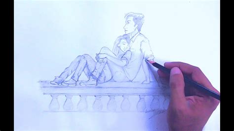 How To Draw A Lovers Couple Presented By Drawing Art Beginners