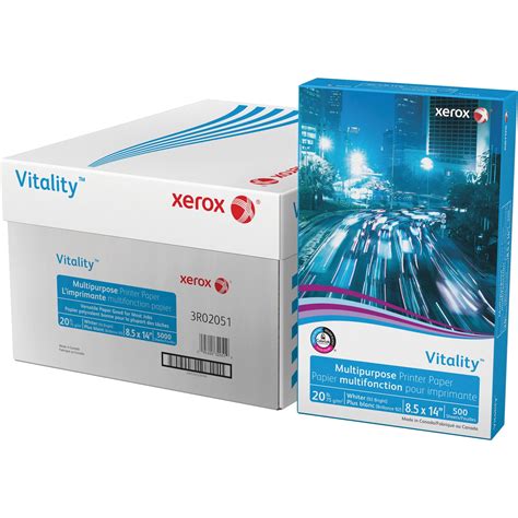 Xerox Xer3r02051ct Vitality Multipurpose Printer Paper 5000 Carton
