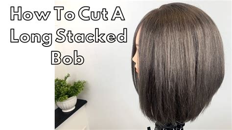 How To Cut A Long Bob How To Cut A Long Inverted Bob Youtube