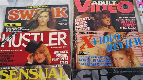 assorted adult magazines