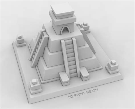 Mayan Temple 3d Print Model Cgtrader