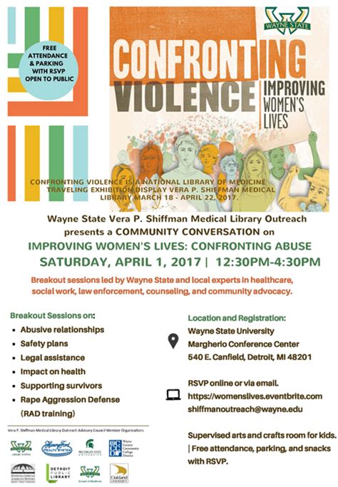 Exhibit Information And Events Confronting Violence Improving Womens Lives Research Guides