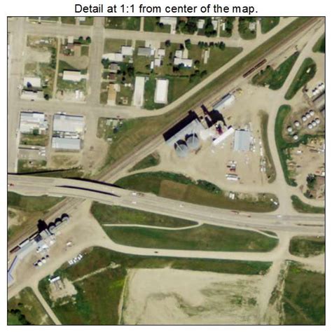 Aerial Photography Map Of Ray Nd North Dakota