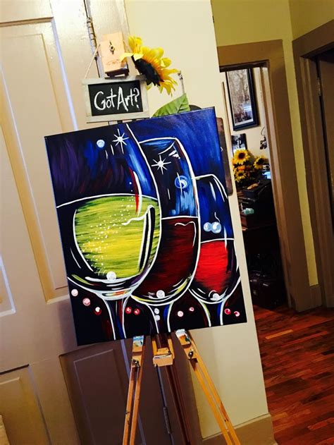 Wine Tasting Paint And Sip Party Sample Painting On Canvas Rose N Vine 630 448 2278