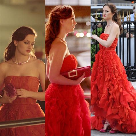 Red Dress Blair Fashion Dresses Gossip Girl Fashion Blair Waldorf