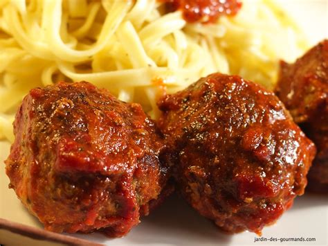 BOULETTES de Boeuf à la tomate Jardin des gourmands