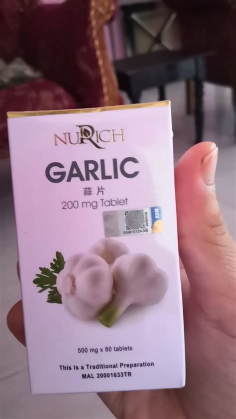 Adik buat sis ketawa sinis tau. Nurich Garlic tablet sahajidah hai o original ready stok ...