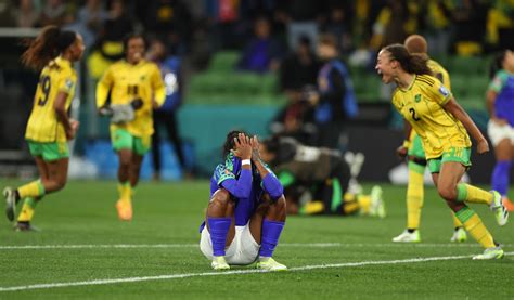 fifa women s world cup jamaica hold brazil to 0 0 draw advance to pre quarters telangana today