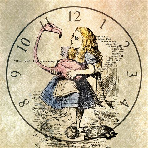 Alice In Wonderland Clock By Teapotmysteries On Deviantart