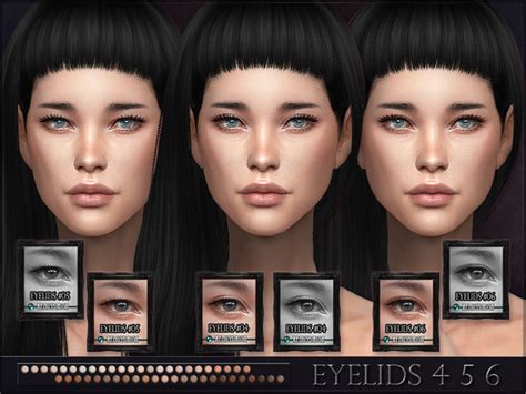 The Sims Resource Eyelids 4 5 6 Set
